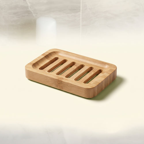 Porte-savon en bambou naturel